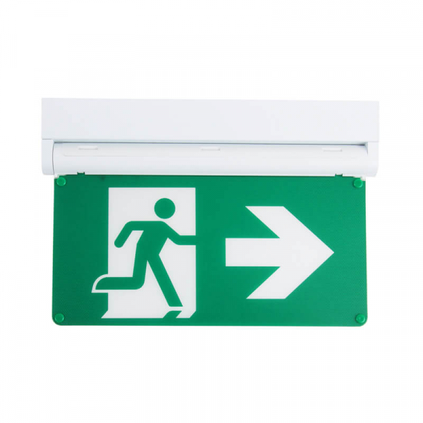 LED noodarmatuur opbouw met vluchtwegaanduiding - Afbeelding 2