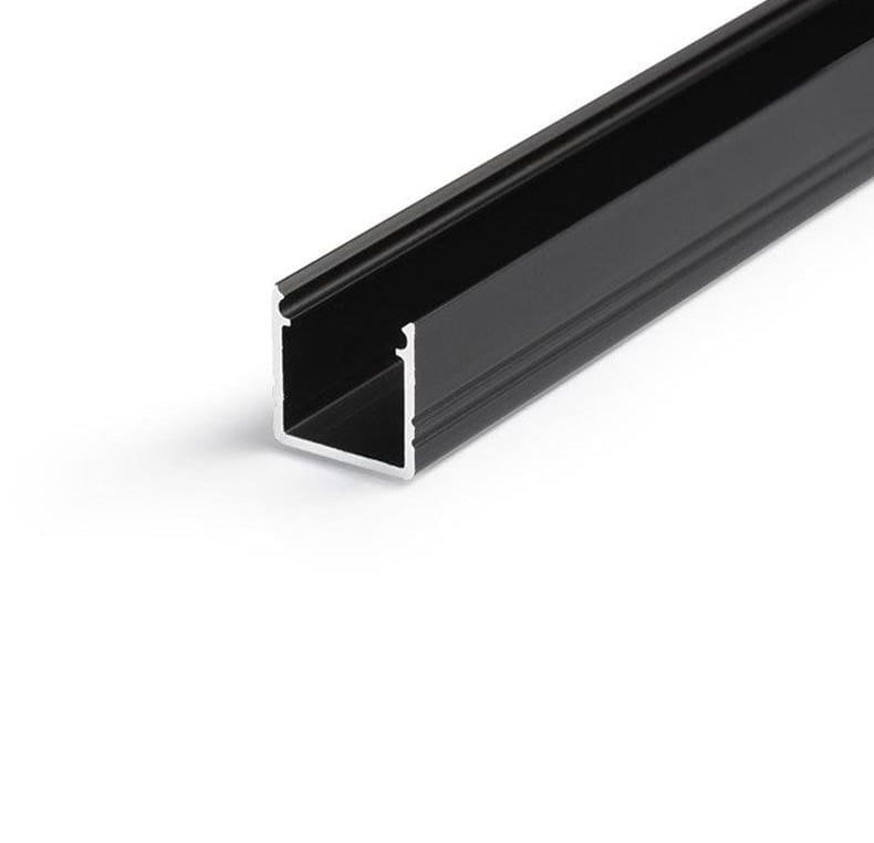 Bungalow stam Zeebrasem LED strip inbouw profiel zwart | snelle levering | LED Online.nl