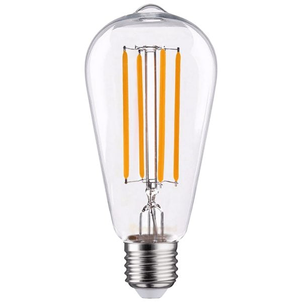Voordeelpakket 5x LED FILAMENT E27 dimbaar 2100K 6.5W clear - Afbeelding 2